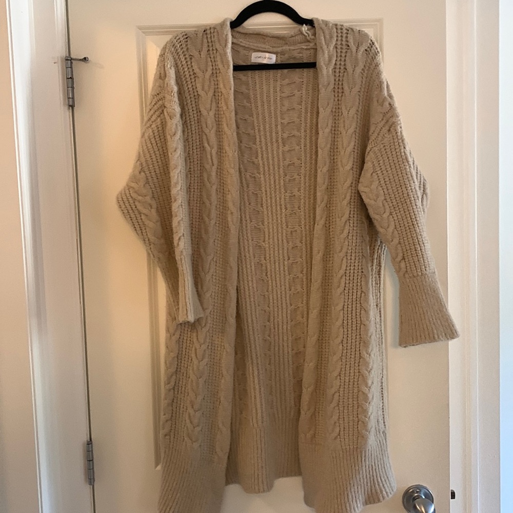 Beautiful long knit sweater